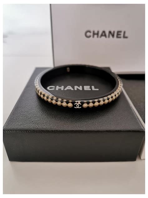 bracciale chanel nero|Chanel Charm Bracelets .